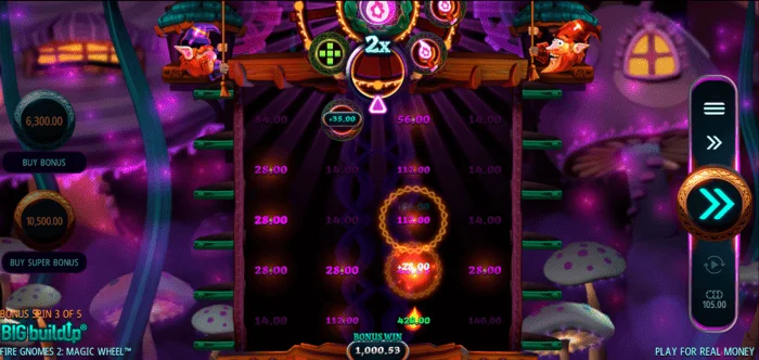 Fire Gnomes 2 Magic Wheel - mreža besplatnih spinova sa aktivnim ulogama